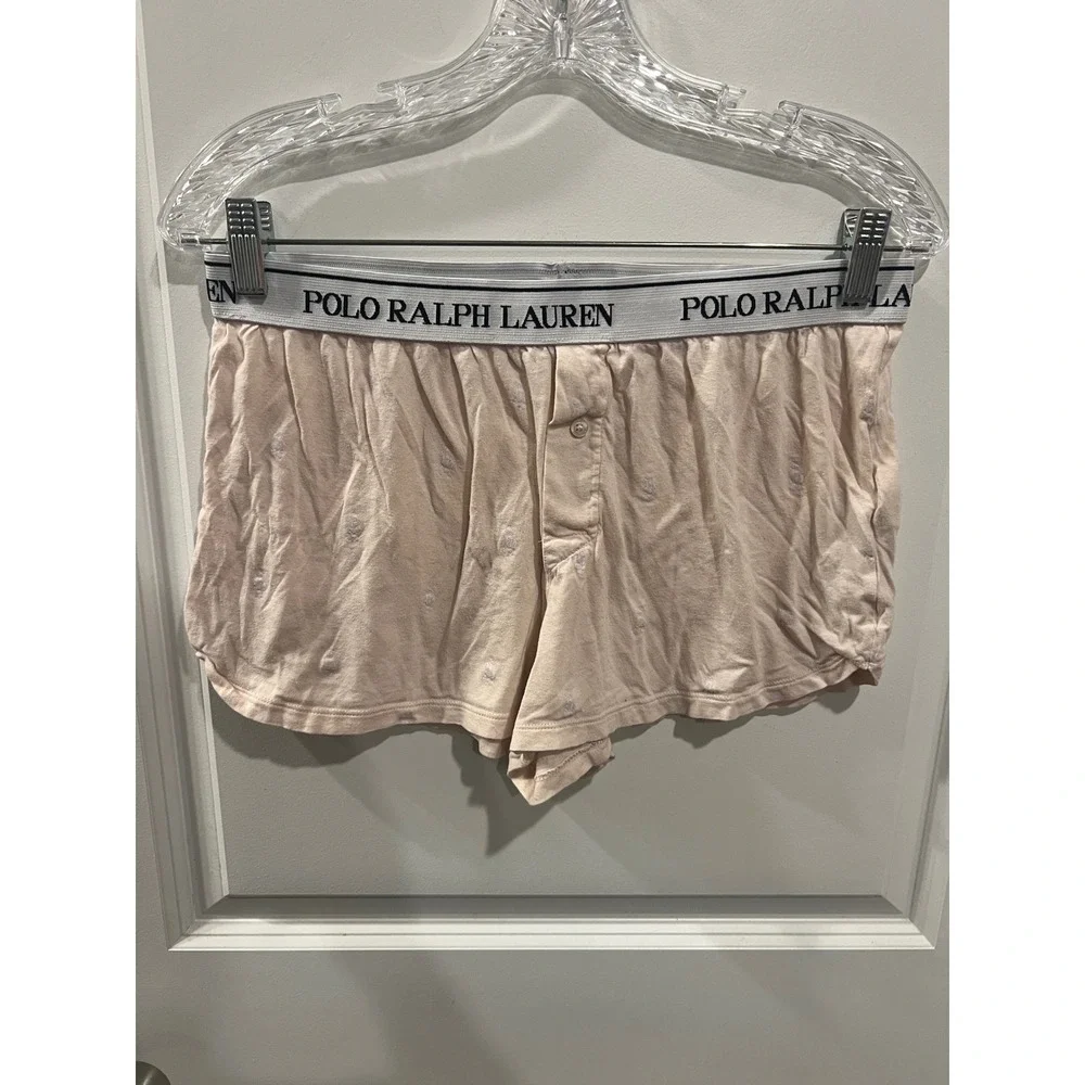 Polo Ralph Lauren Mens Boxer Shorts Embroidered Pony Logo Pink S